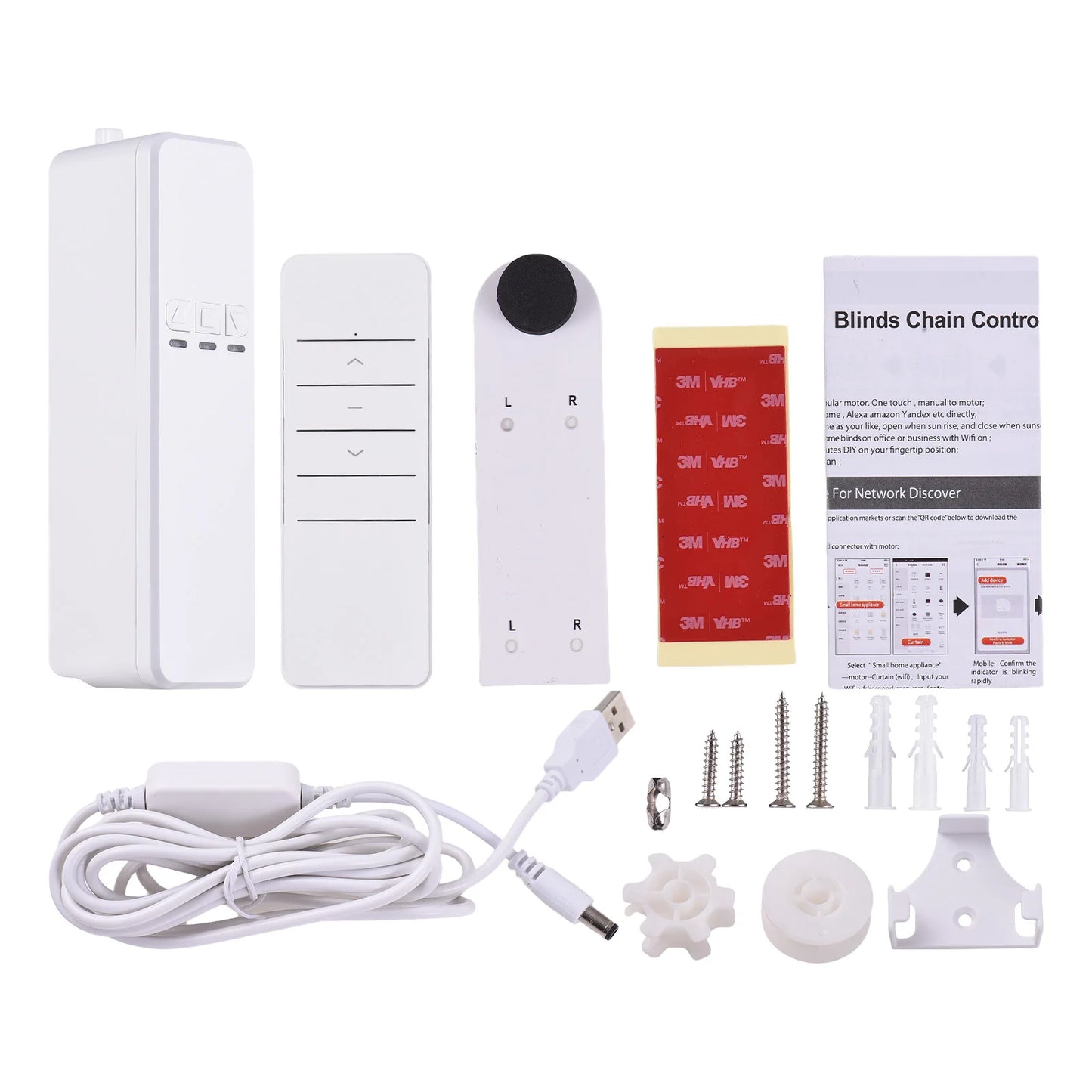 Smart Automatic Curtain Opener Remote Controller TY WiFi Smart Curtain App/Timer Voice Control Automatic Curtain Opener A Closer
