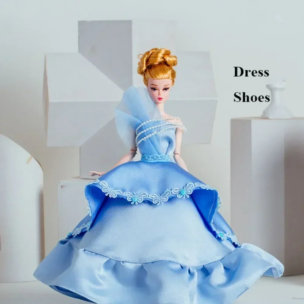 Elegant Doll Party Clothes High Quality Fashion 10 Styles Plush Coat Casual Wears Doll Dresses 11.5