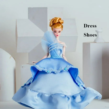 Elegant Doll Party Clothes High Quality Fashion 10 Styles Plush Coat Casual Wears Doll Dresses 11.5