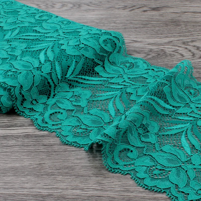 15cm Wide Lace Fabric Elastic Lace Ribbon 1meter DIY Apparel Sewing Handmade Crafts Lace Tape