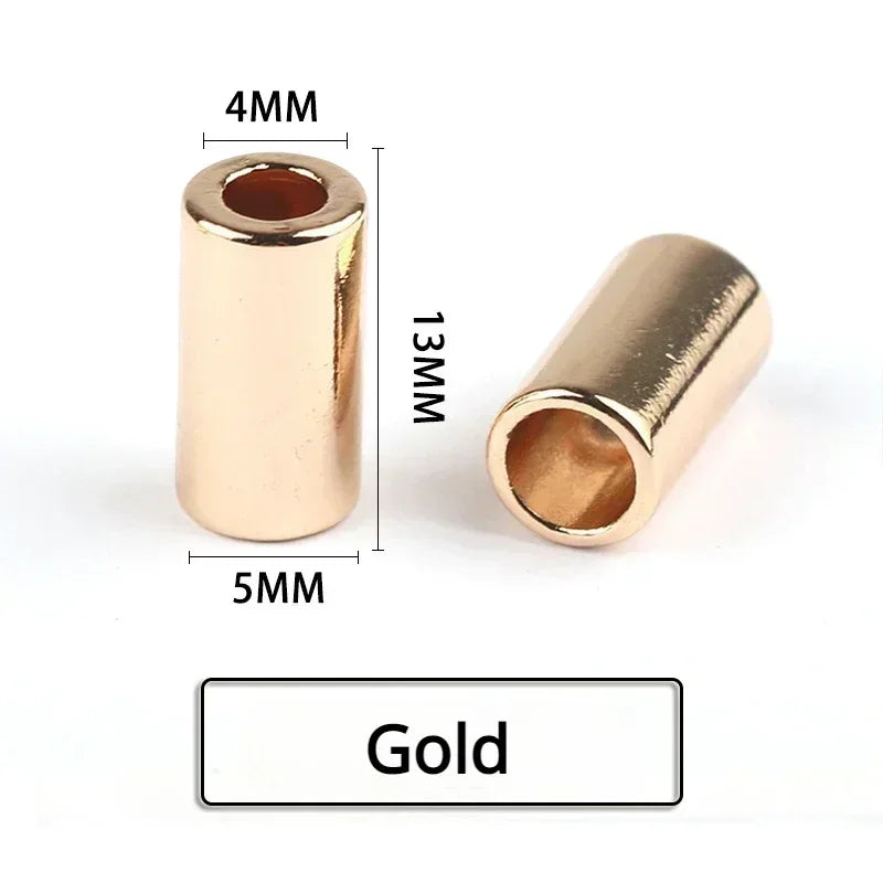 10pcs Metal Cord Stoppers Smooth Zinc Alloy Tracksuit Down Jackets Cord End DIY Apparel Sewing Supplies