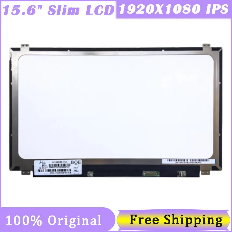 15.6 Inch  Laptop Screen LP156WF6-SPB1 Fit NV156FHM-N43 72% NTSC Matte LED Display 1920*1080 FHD IPS 30 Pin EDP