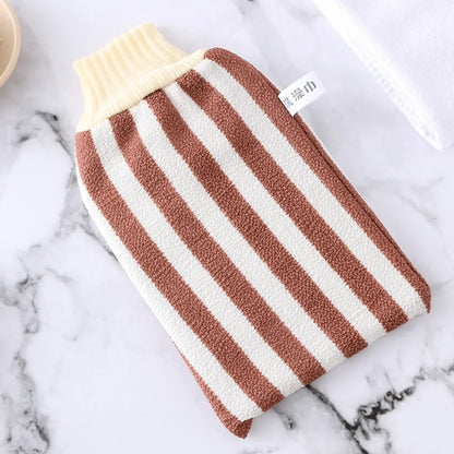 Bath for Peeling SPA Exfoliating Shower Brush Washcloth Body Cleaning Scrubber Mitt Rub Body Wash Gloves Back Shower Bath Towel