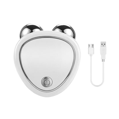 Microcurrent EMS Face Lifting Roller Facial Massager Skin Tightening Rejuvenation Anti-Wrinkle Rechargeable Device Beauty Tool