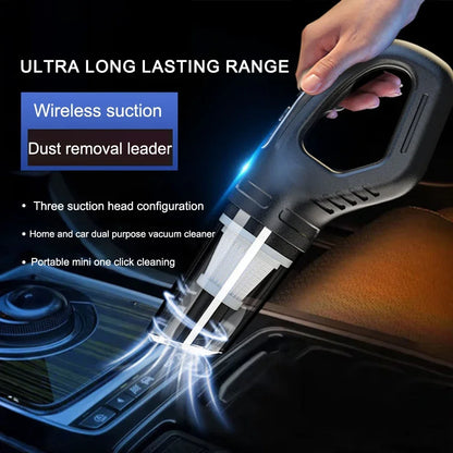 Handheld Vacuum Cleaner Cordless USB Charging Portable for Car Home Office Pet Hair Strong Suction Lightweight Mini Cleaner