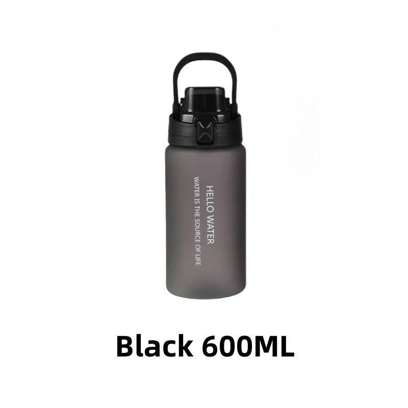 Sports Water Bottle Fitness Water Bottle Portable Outdoor Water Cup Reusable Water Bottle With Flip Top Lid Travel Water Bottle