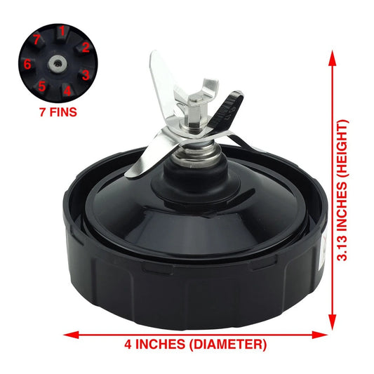 Blender for Ninja, 2 24Oz Cups with To-Go Lids, 7 Fins Extractor Blade, for Auto IQ