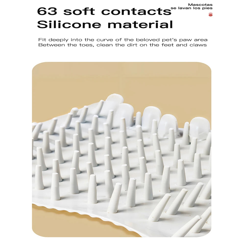 Automatic Dog Paw Washer  USB Rechargeable Pet Paw Cleaner Portable Dog Cleaning  Cup Foot Pet Paw Cleaner Electric Paw Massager