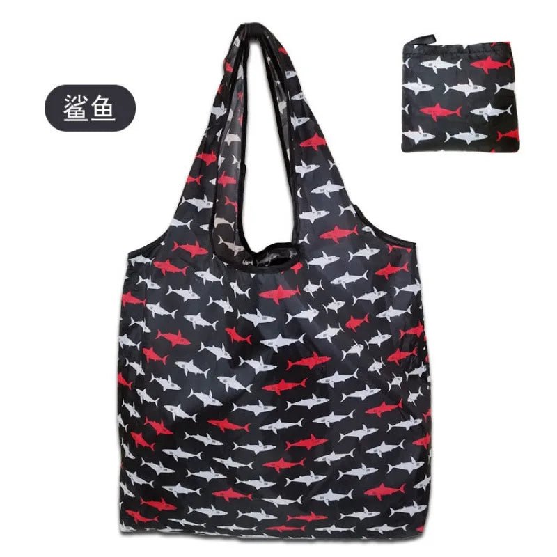 reusable bag Bag Large Foldable Shopping Bag Reusable Grocery Bag Tear-Proof Nylon Bag Suitable For Grocery Recycling Gift