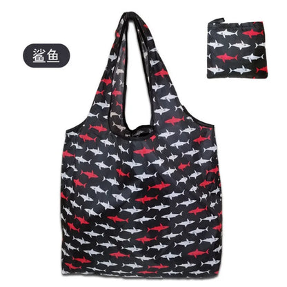 reusable bag Bag Large Foldable Shopping Bag Reusable Grocery Bag Tear-Proof Nylon Bag Suitable For Grocery Recycling Gift
