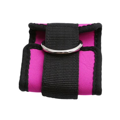 D-Ring Ankle Anchor Strap Belt Leg Strap Lifting Fitness Exercise Band Gym Cable Attachment Thigh Elastic Fitness Resistencia