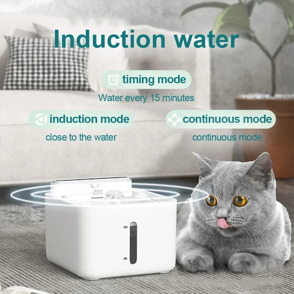 Wow, that's so cool! It's a smart pet water fountain.