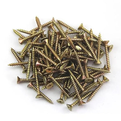 100/200pcs Self Drilling Drywall Anchors with ScXrews Expansion Nail Self-Tappe Screw Kit Heavy Duty Metal Wall Anchors 12X30mm