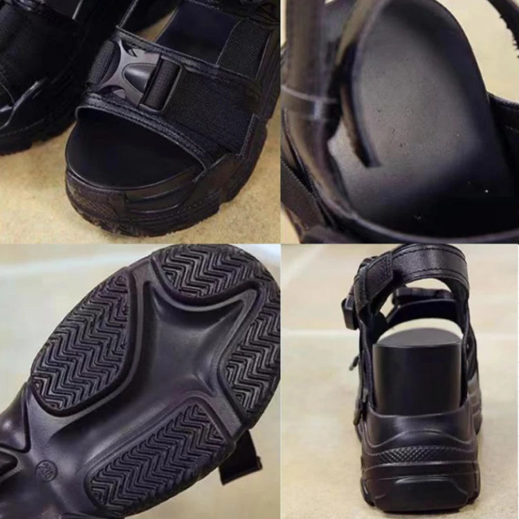 Platform Sandals Women 12cm 2025 High Heels Sexy Open-toed Sandals Wedge Increased Shoes Ladies Beach Summer Sandalia Casual