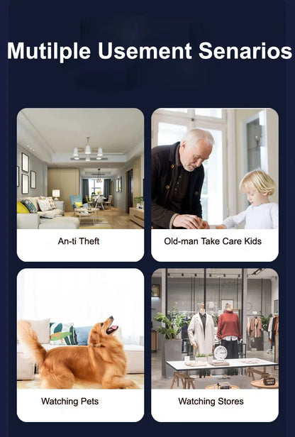 Wireless HD 1080P Camera Smart Home Security Indoor Night Vision Camera Wireless WiFi Remote View Small Camcorder Video Recorder