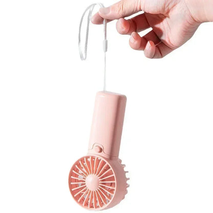 Portable Pocket Battery Fans Summer Mini Handheld Small Fans Suitable for Dormitory Outdoor Office Outdoor Travel Camping Use