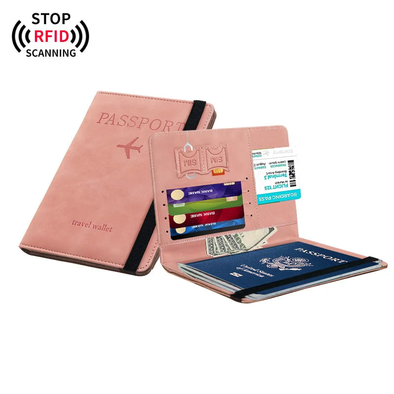 Passport Holder for Travel Essentials  Passport Wallet Cover Case for Travel  Accessories,Passport Book Holders for Women/Men
