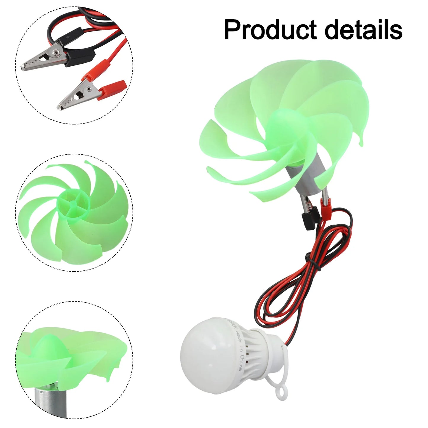Educational Tool DIY Assembly Kit For Outdoor Experiments ABS PP Metal Material Versatile Renewable Energy For Science Projects