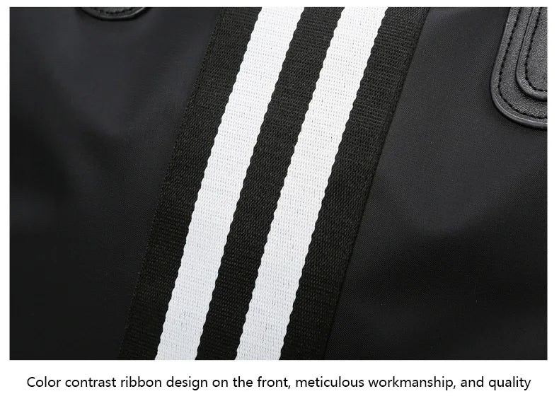 Personalized Travel Bag Men's And Women's Handbags Sports Training Yoga Bag Waterproof Weekend Bag Customized Logo Name Pattern