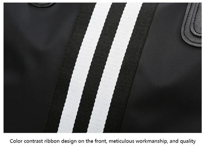 Personalized Travel Bag Men's And Women's Handbags Sports Training Yoga Bag Waterproof Weekend Bag Customized Logo Name Pattern