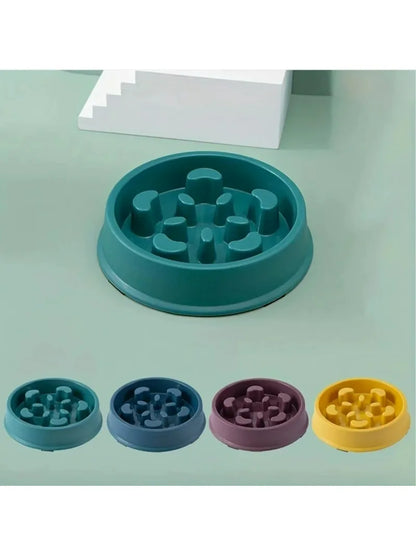 Non-slip slow Feeder Pet Bowl prevents choking and promotes healthy eat habits for Dogs and Cats Dog food bowls Pet rice bowls