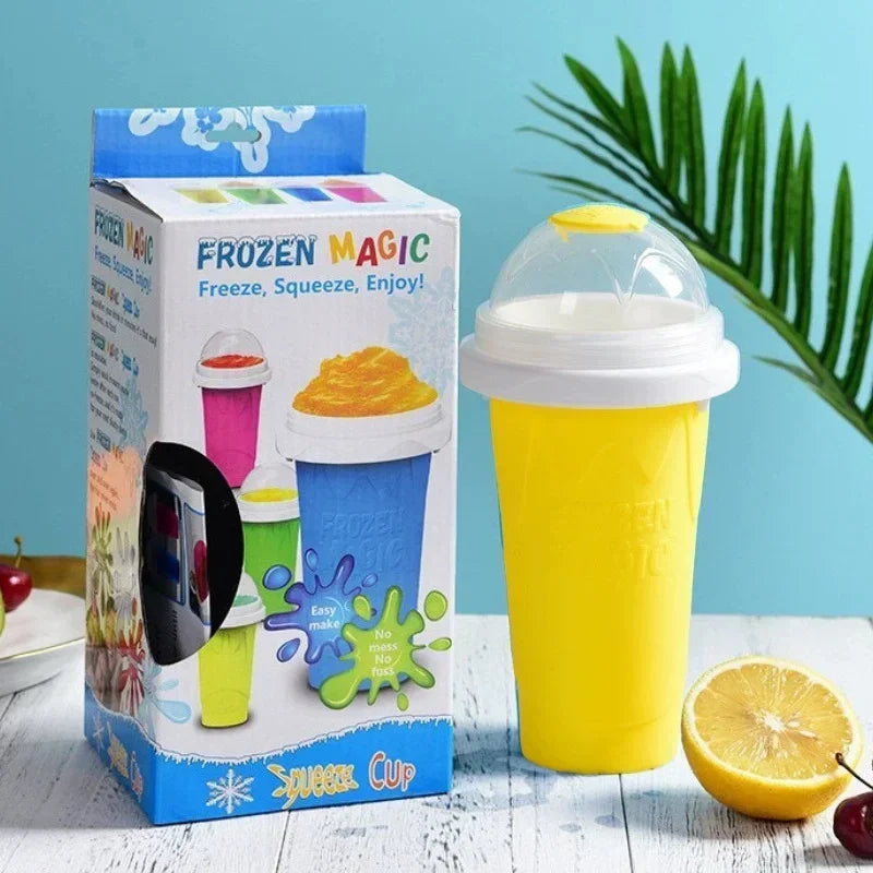 Smoothie Cups Shaking Cup Large Capacity Homemade Smoothies Juice Ice Cream Milkshake Squeeze Bottle Cooling Cup Kitchen Tools