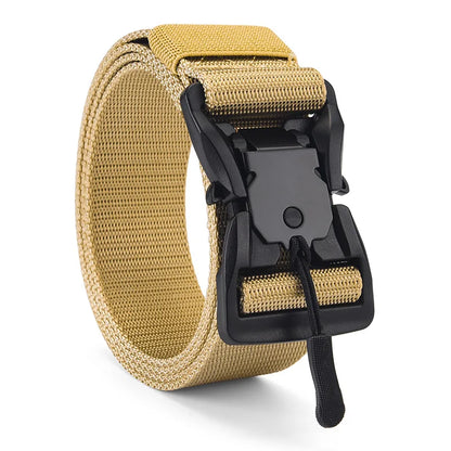 Tactical Belt Magnetic Buckle Belt Casual Nylon Tooling Training Belt Men's Trousers Belt Designer Men and Women Belt
