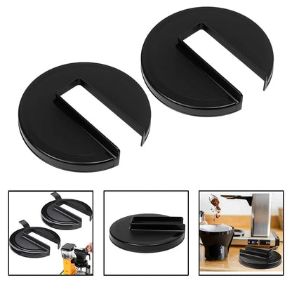 Set of Two Lids Designed to Fit For Moccamaster Brewing Baskets Providing Safety and Convenience While Brewing Coffee