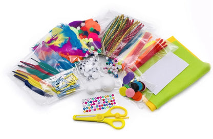 Arts and Crafts Supplies for Kids DIY Crafting School Kindergarten Homeschool Supplies Arts Set Toys for Children