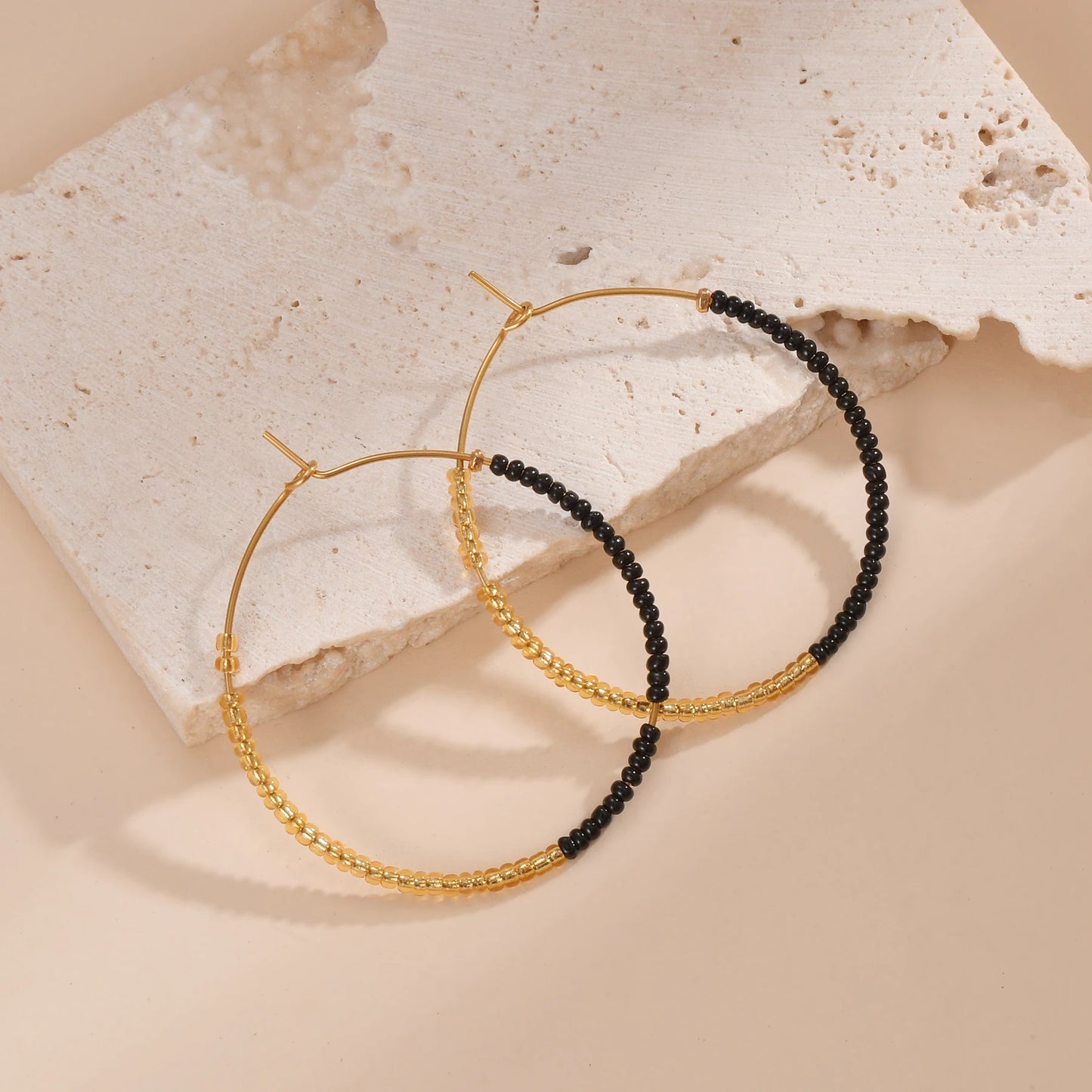 Bohemian Fashion Colored Beaded Earrings Exquisite Round earring For Women Handmade Summer Beach Jewelry Accessories Gifts