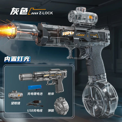 Electric Water Gun Toy Portable Automatic  Electric Burst Water Gun Kids Outdoor Water Toys