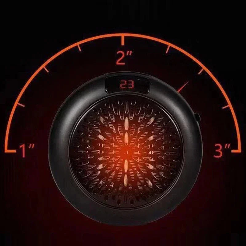 Home Plug In Cordless Space Heater Portable Electric Air Heater 2S Fast Heating Warm Fan Desktop for Winter Household Bathroom