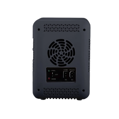 Grey Color Transparent Door Counter Drinks Cooler Freezer Table Top Small Mute Fridge Free Standing 4L Mini Fridge for Room