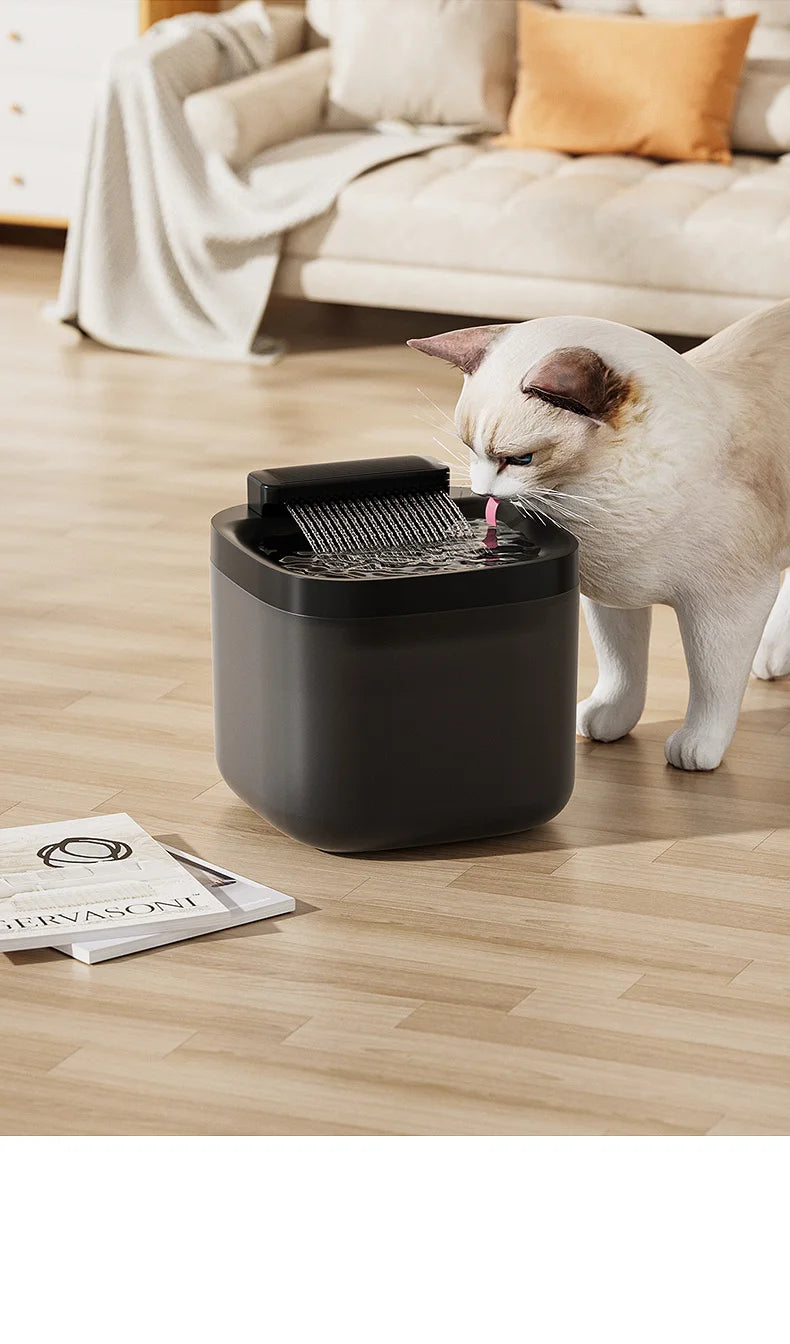 3L/101.45oz Automatic Cat Water Fountain Large Capacity Pet Dog Water Dispenser Circulating Filter Mute Pet Fountain Feeder