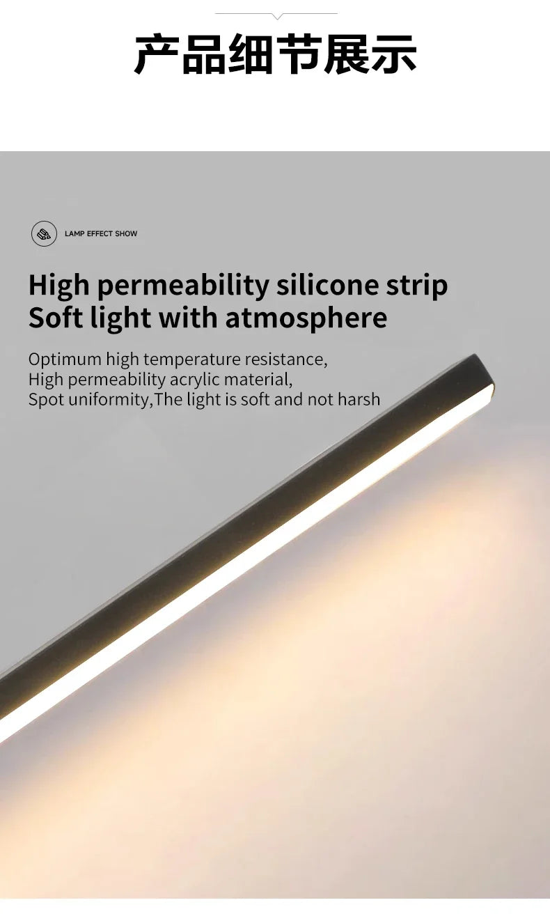 Modern Wall Lamp Letter LED Decorative Lights Nordic Living Room Wall light Corridor Hang Lamp Home Decoration Lighting Fixtures