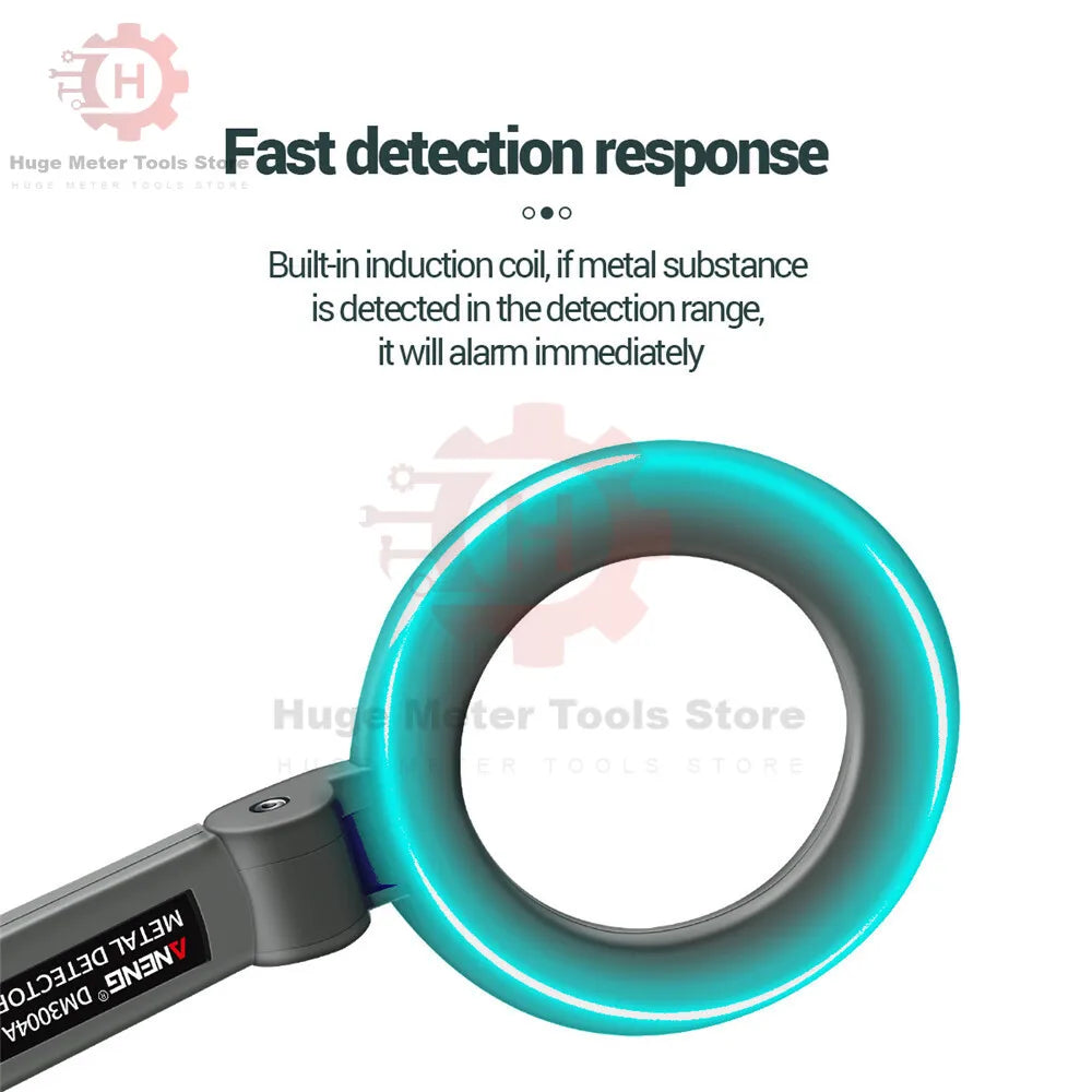 Metal Detector DM3004A Waterproof Handheld Alarm High Sensitivity Metal Scanner Security Checker Pinpointer Metal Detect Tool