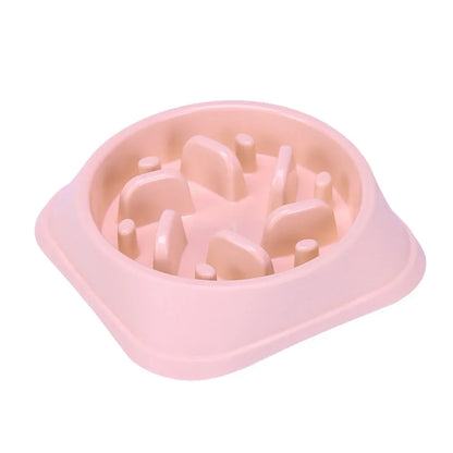 Pet Dog Slow Feeder Bowl Puppy Non Slip Puzzle Bowl Anti-Gulping Pet Slower Food Feeding Dishes Dog Bowl for Medium Small Dogs