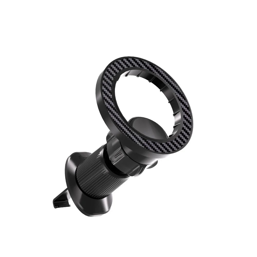 Magnetic Base Phone Holder Stabilize Rotatable Car Mobile Phone Stand Universal Smooth Surface Air Vent Clip Mount Stand