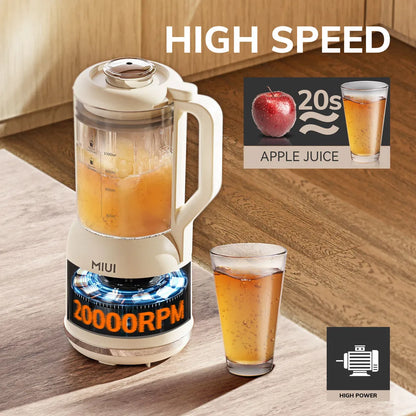 Food Blender, Multifunctional Hot & Cold Cooking Blender for Kitchen, 34oz./1L Smart Smoothie Blender with Self-Cleaning