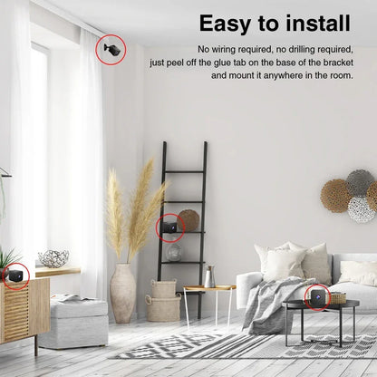 Smart Security Camera Mini Outdoor 1080P WiFi Night Vision Human Detection 2-Way Audio Cloud/SD Storage Camara Espia Smart Home