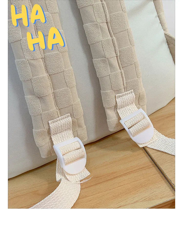 Gift pendant schoolbag, female high school student schoolbag, backpack, college student large-capacity and versatile backpack