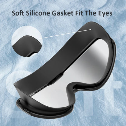 Large Frame Swimming Goggles Anti Fog Waterpoof Swimming Goggles for Men Women Swimming Pool Beach Silicone Swimming Goggles