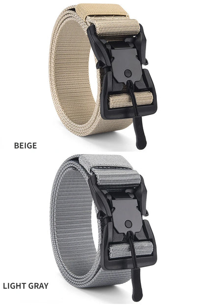 Tactical Belt Magnetic Buckle Belt Casual Nylon Tooling Training Belt Men's Trousers Belt Designer Men and Women Belt