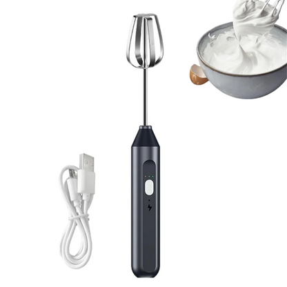 Electric Hand Mixer,Stainless Steel Stirring Whisk,Immersion Blender Cordless Hand Mixer Whisk,3Speed Adjustable Frother