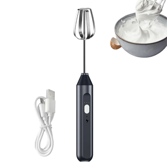 Electric Hand Mixer,Stainless Steel Stirring Whisk,Immersion Blender Cordless Hand Mixer Whisk,3Speed Adjustable Frother