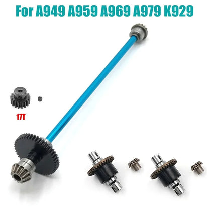 WLtoys A949 A959 A969 A979 A959-B A969-B A979-B RC Car spare part Car bottom A949-23/A959-B-27 Upgrade metal differential Parts