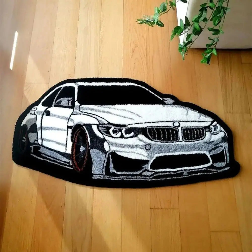 VIKAMA Cool Cartoon Car Carpet Soft And Warm Washable Home Children's Play Mat Home Decoration Floor Mat Home Decoration