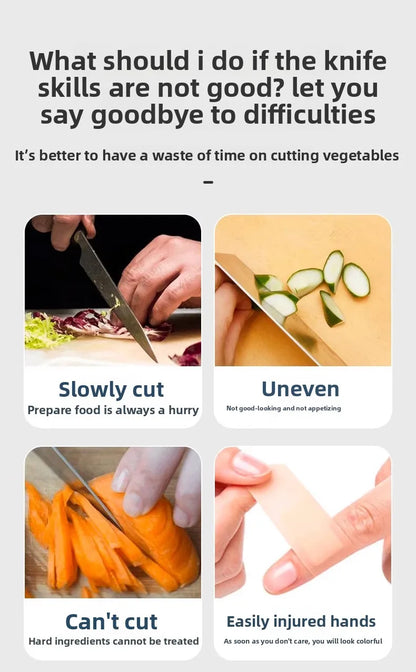 Electric Vegetable Cutter Household Full-Automatic Multifunctional Slicing,Shredding And Planing Machine For Potato/Carrot/Onion