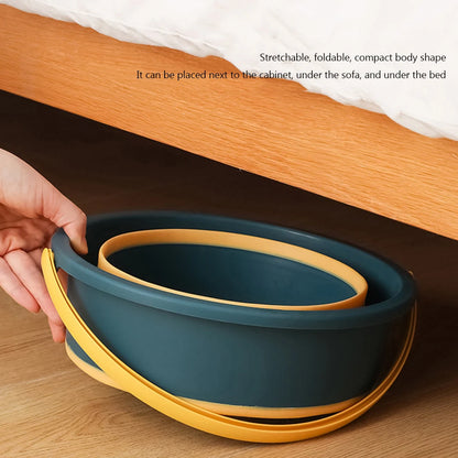 5/10L Travel Bucket Car Wash Water Storage Container Bathroom Kitchen Camp Bucket Lightweight Environmentally Outdoor Tool