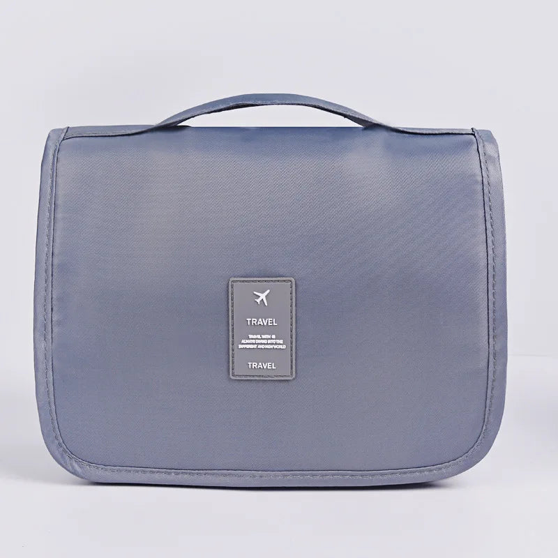 Travel Makeup Bag Waterproof Toiletries Organizer High Quality Women Neceser Bathroom Hook Wash Pouch Hook Storage Bag